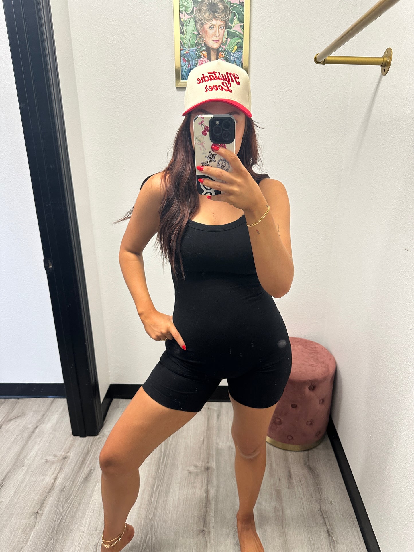 Cotton Lycra Strap Romper
