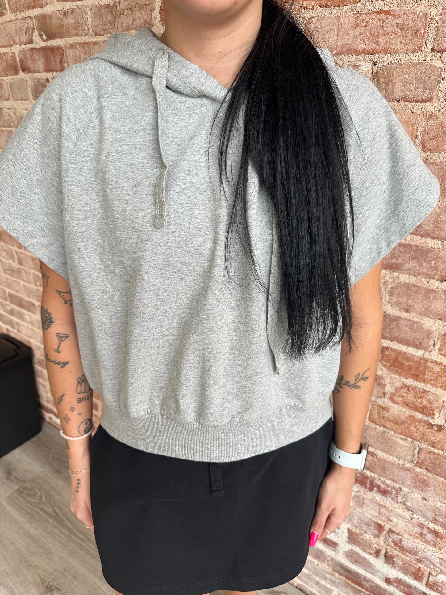Hoodie Muscle Top