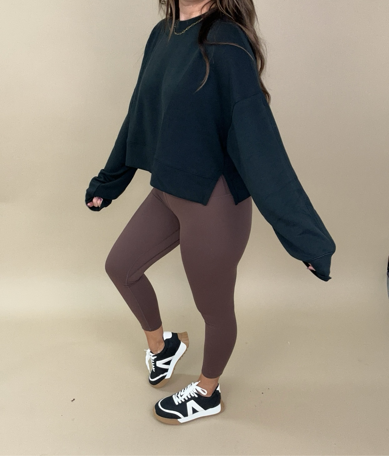 Scuba Oversized Crop Sweater