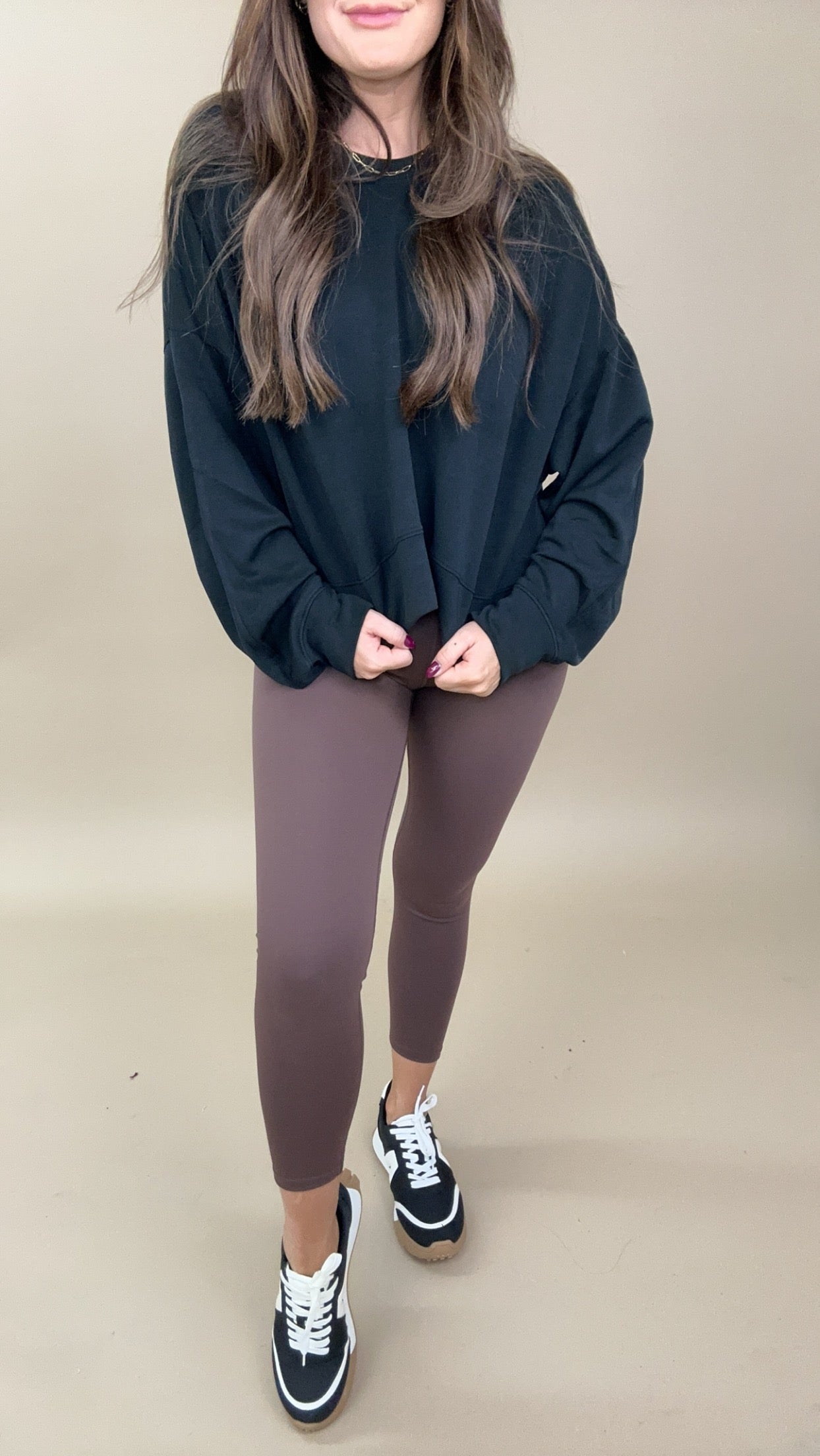 Scuba Oversized Crop Sweater