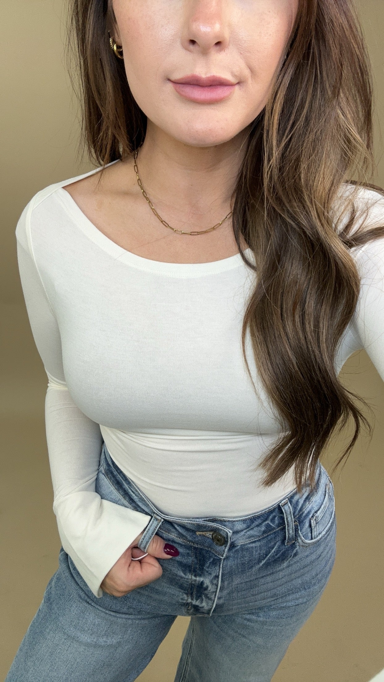 Daily Cream Top
