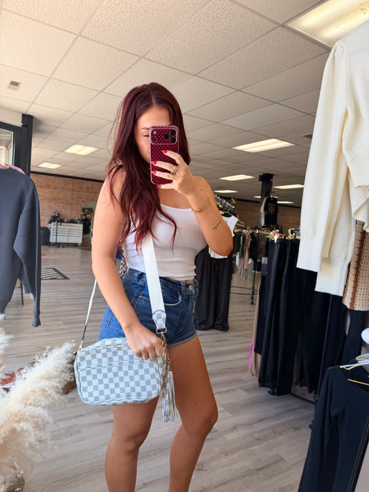 Grey Checkered
