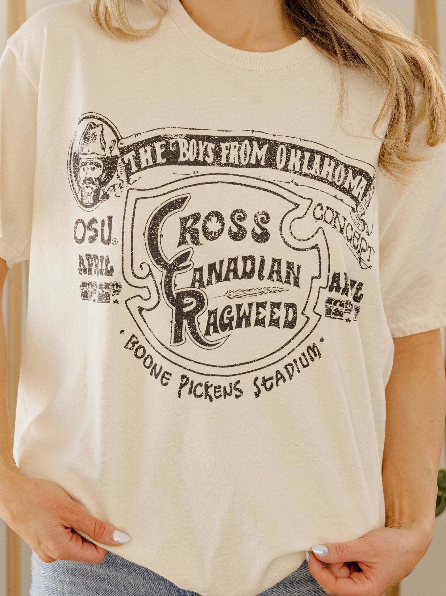 Cross Canadian Ragweed OSU Boys From Oklahoma Thrifted Tee