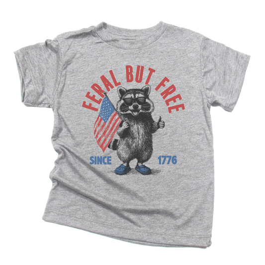 Kids 4th of July Tee | Fourth Shirt for Kids - Feral & Free