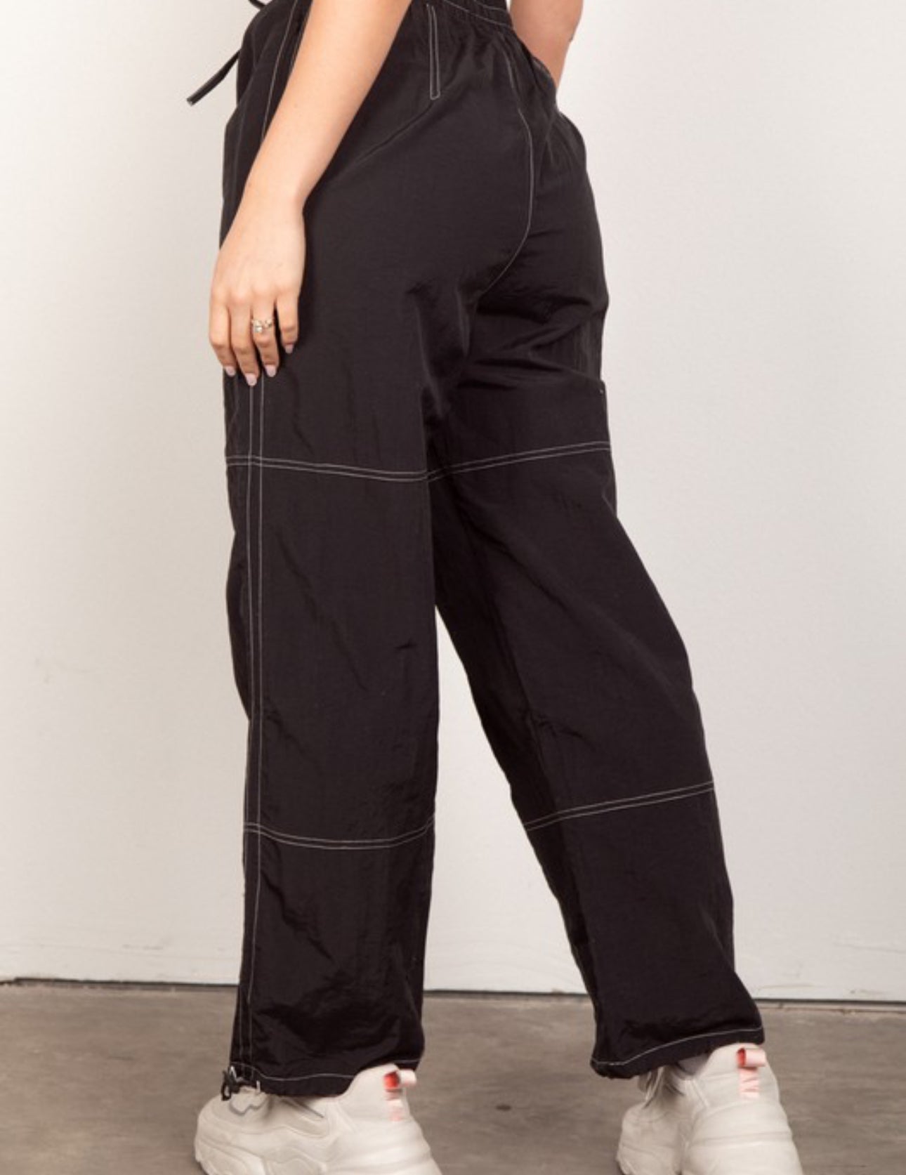 Black Moment Parachute Pants