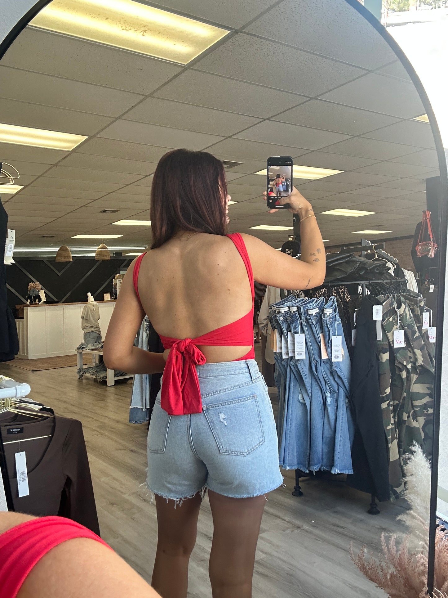 Open Tie Back Bodysuit