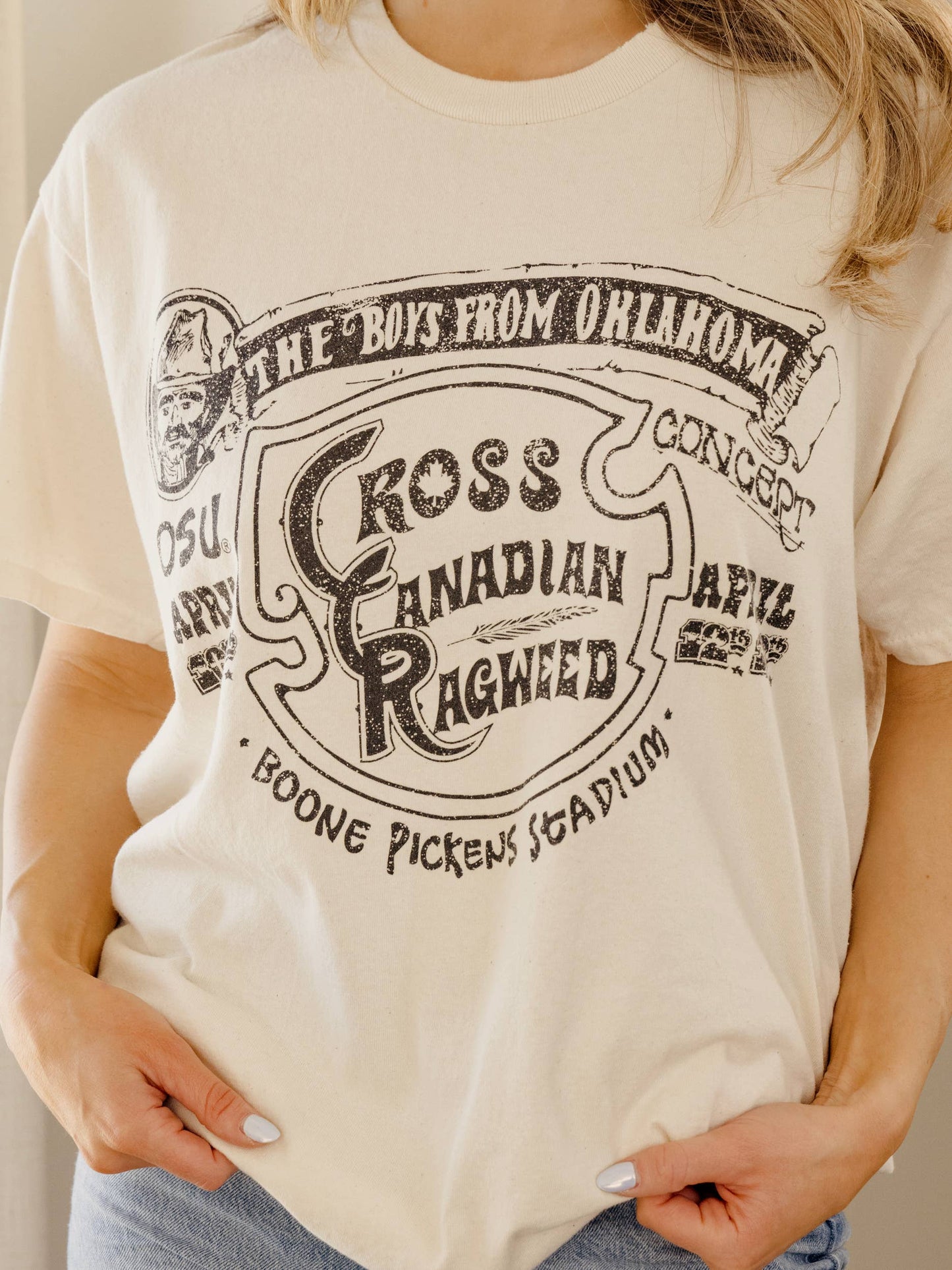 Cross Canadian Ragweed OSU Boys From Oklahoma Thrifted Tee