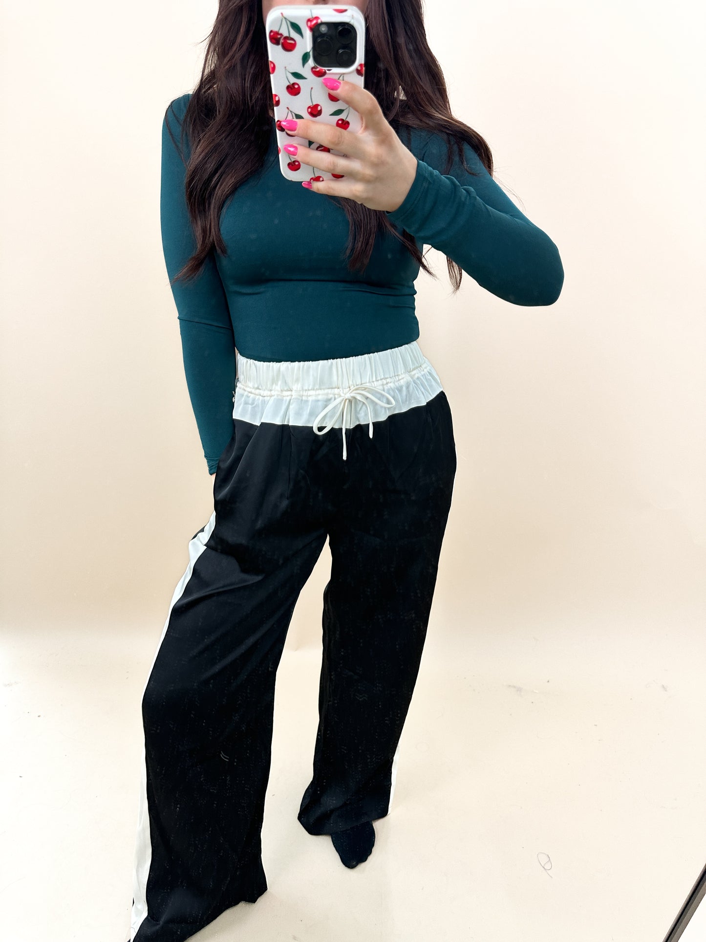 Round Neck Long Sleeve Bodysuit