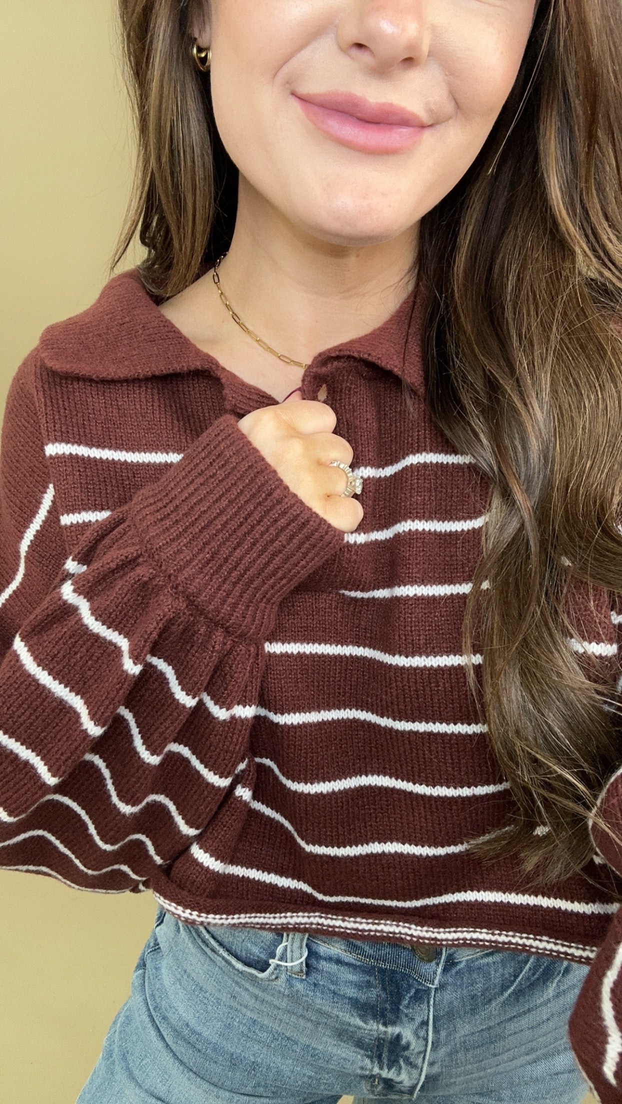 Dark Cherry Moment Sweater