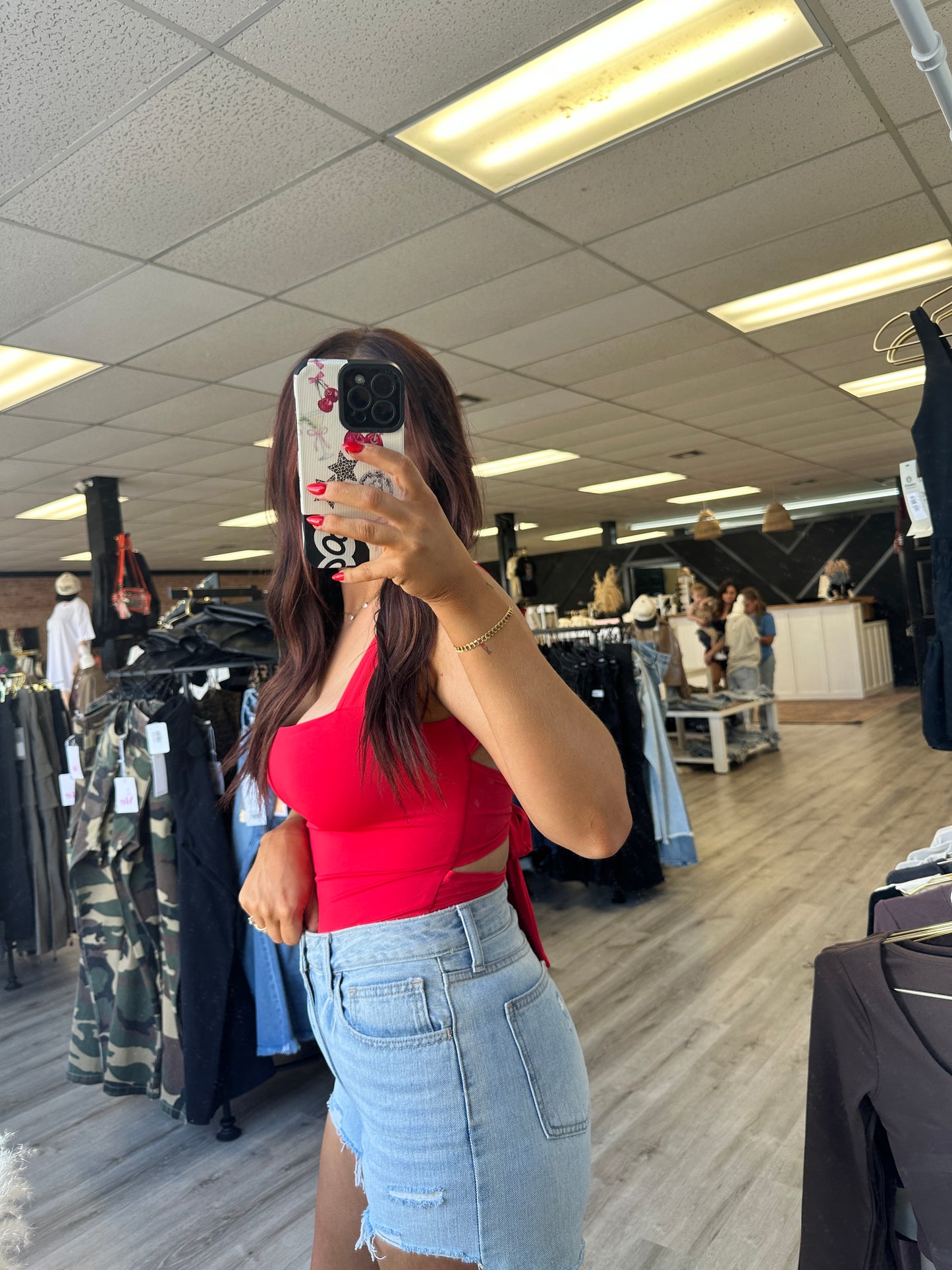 Open Tie Back Bodysuit