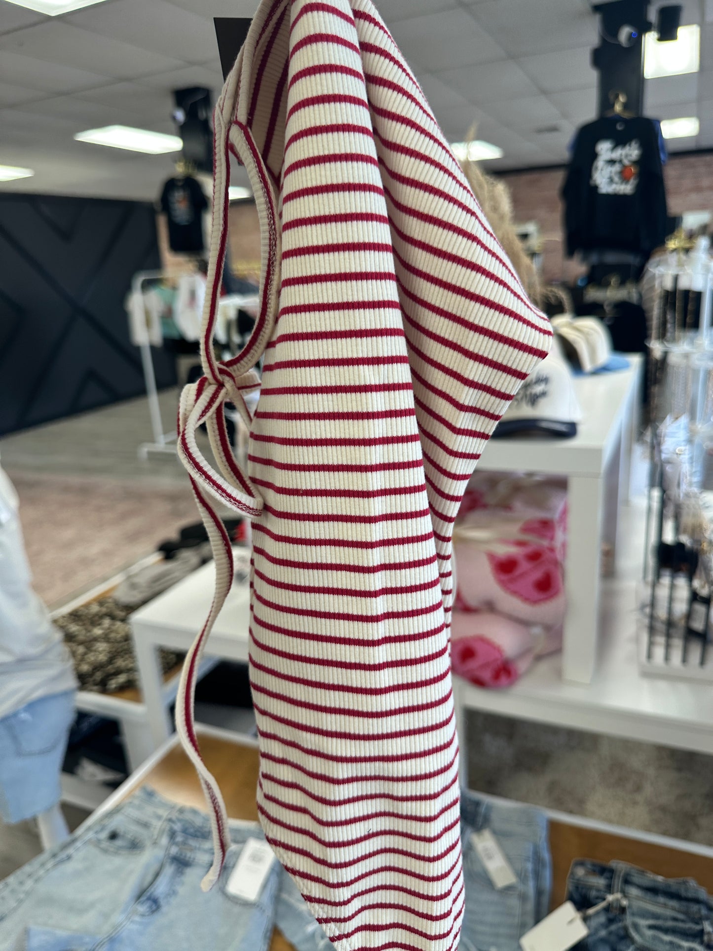 Tie Spaghetti Bodysuit