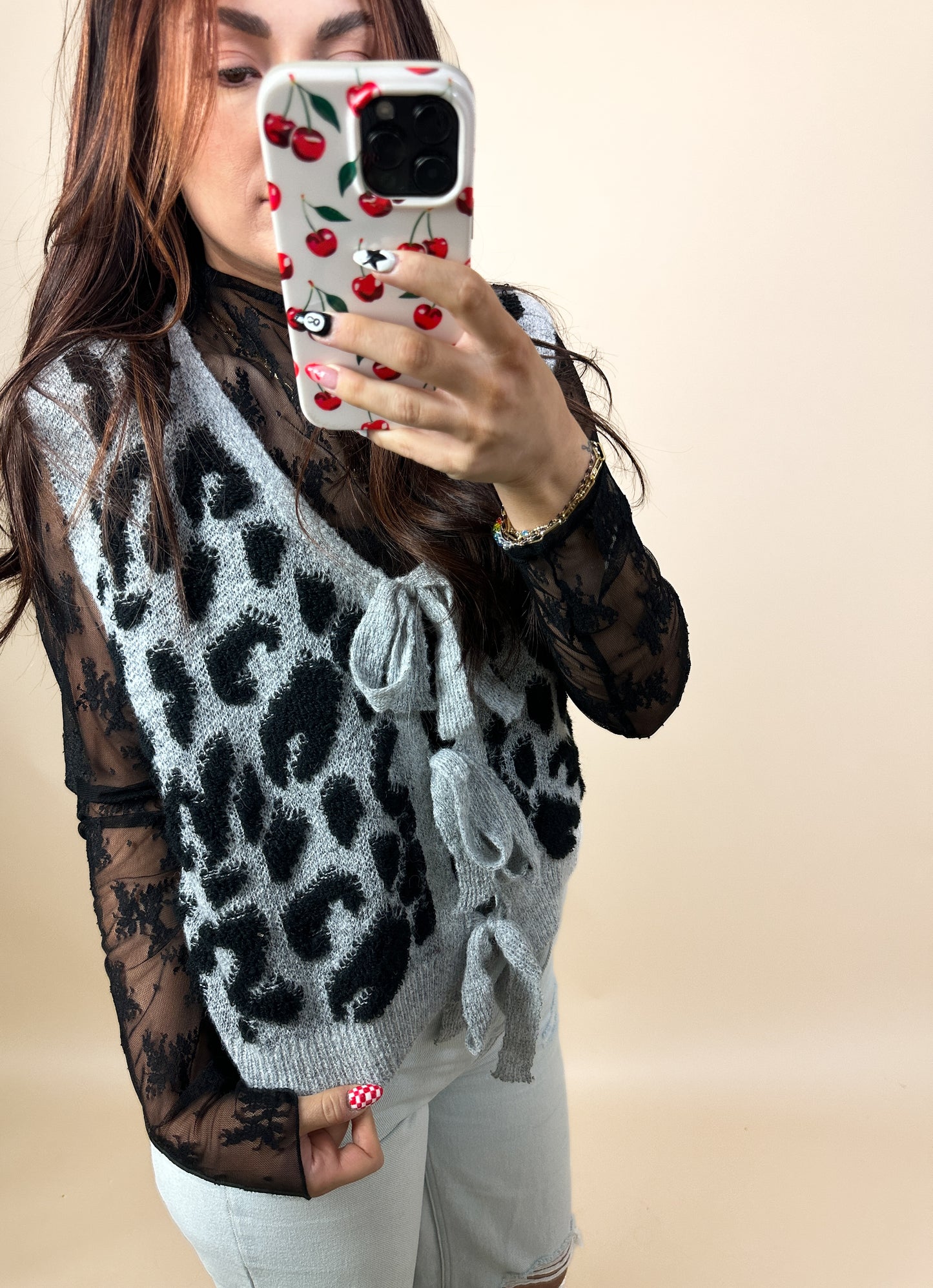 Forever Cheetah Sweater Vest
