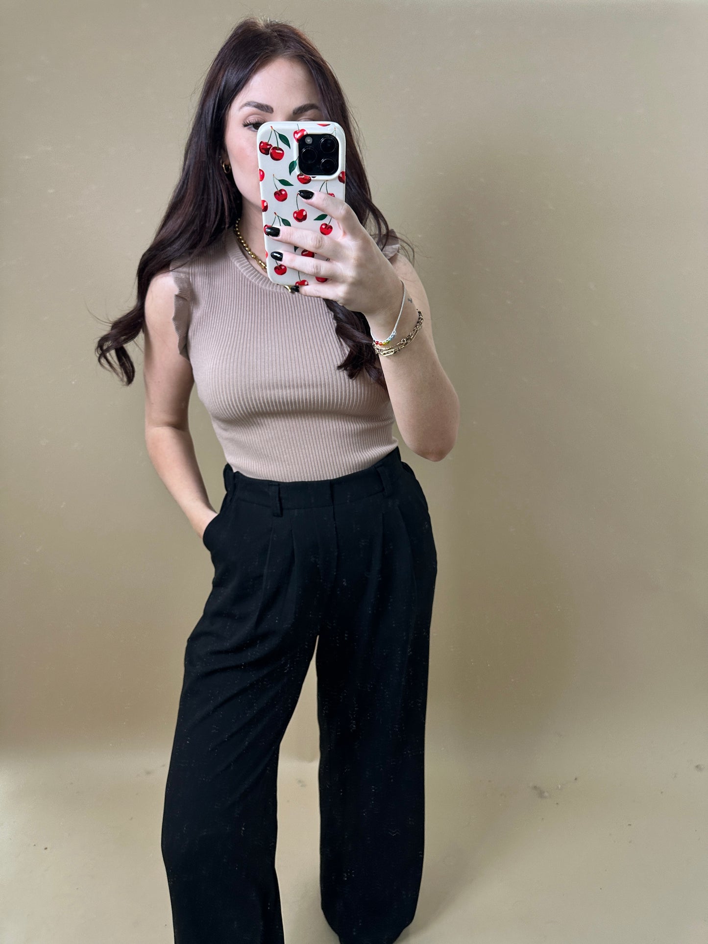 Flutter Sleeve Tank