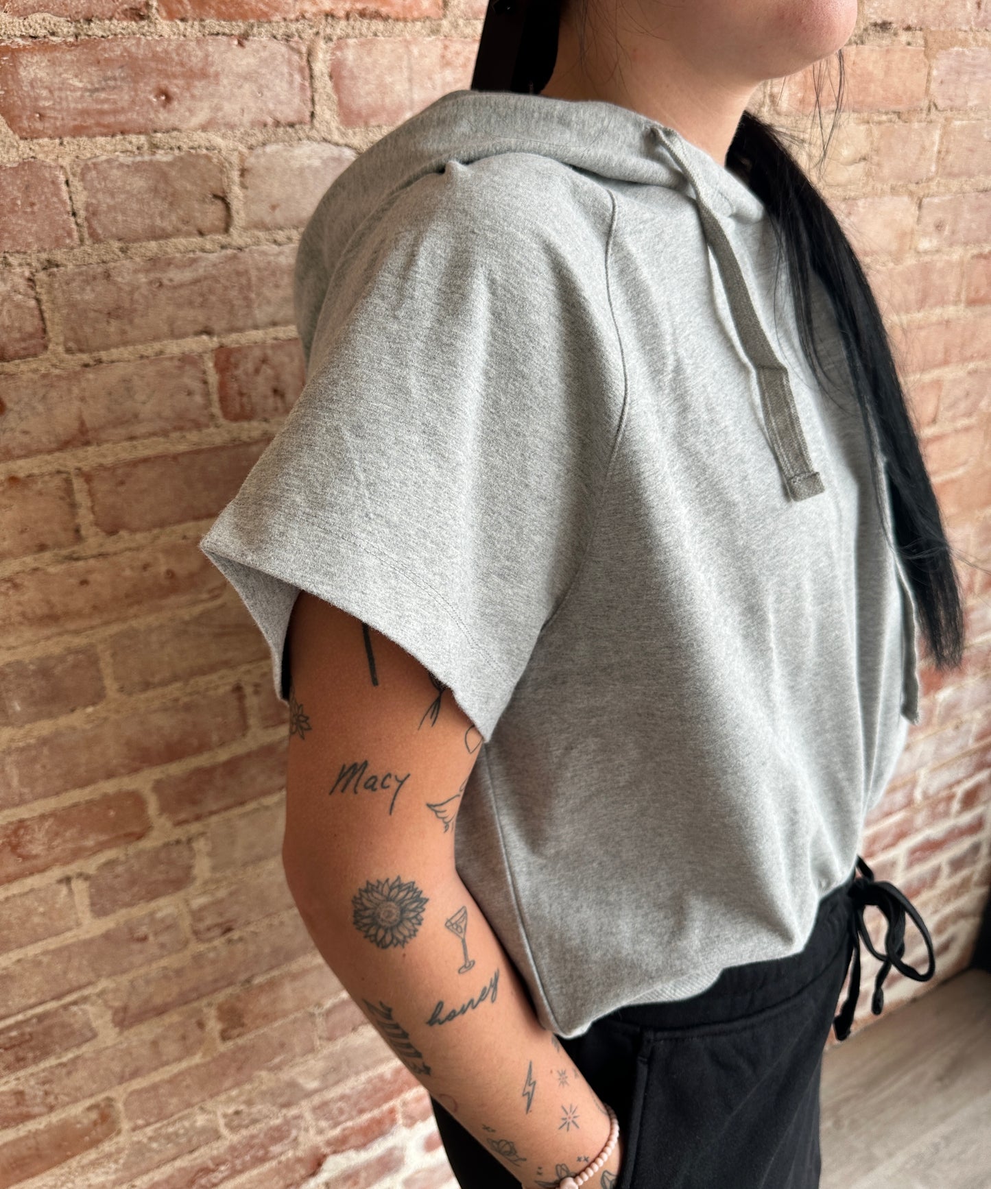 Hoodie Muscle Top