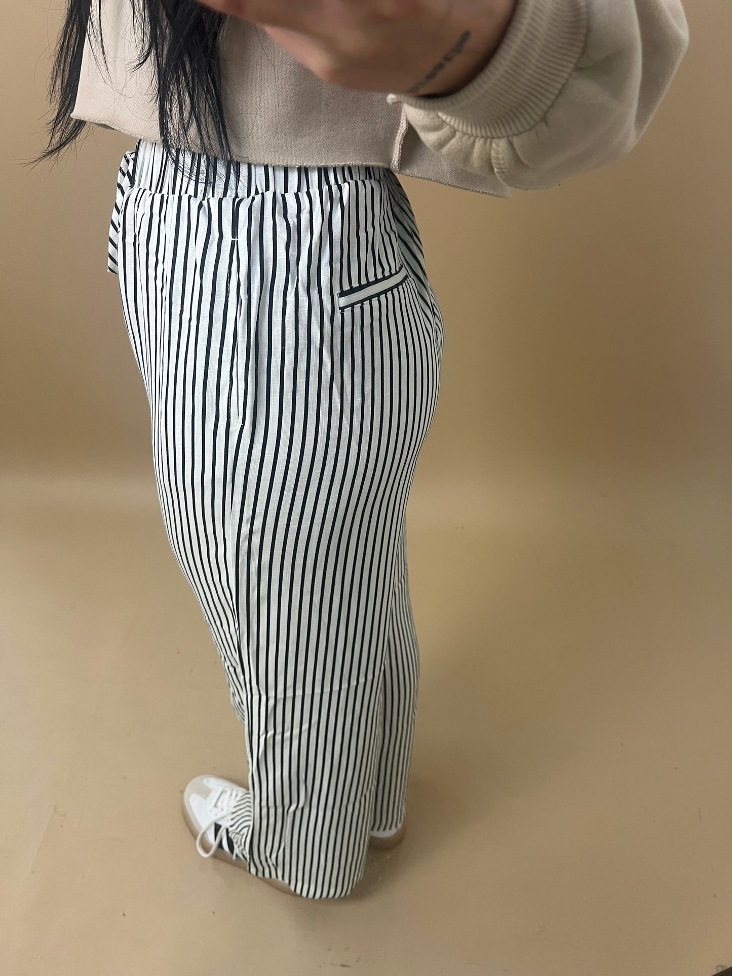Stripe It Elastic Pants