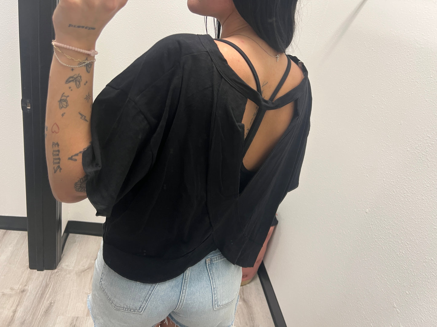 Cross back top