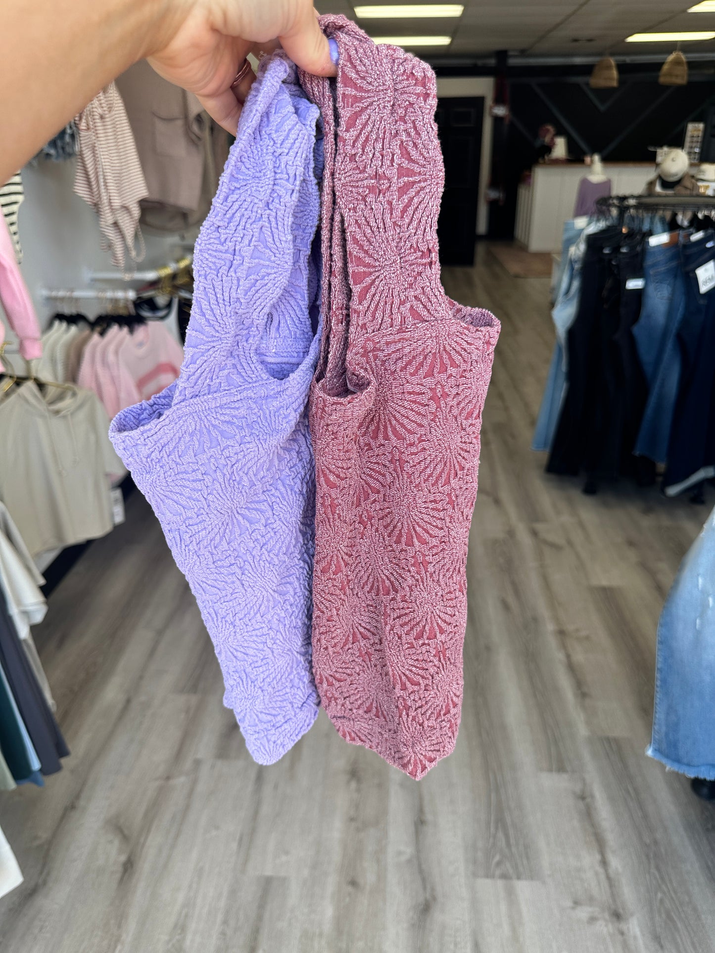 Knit Nylon Spandex Seamless Tank