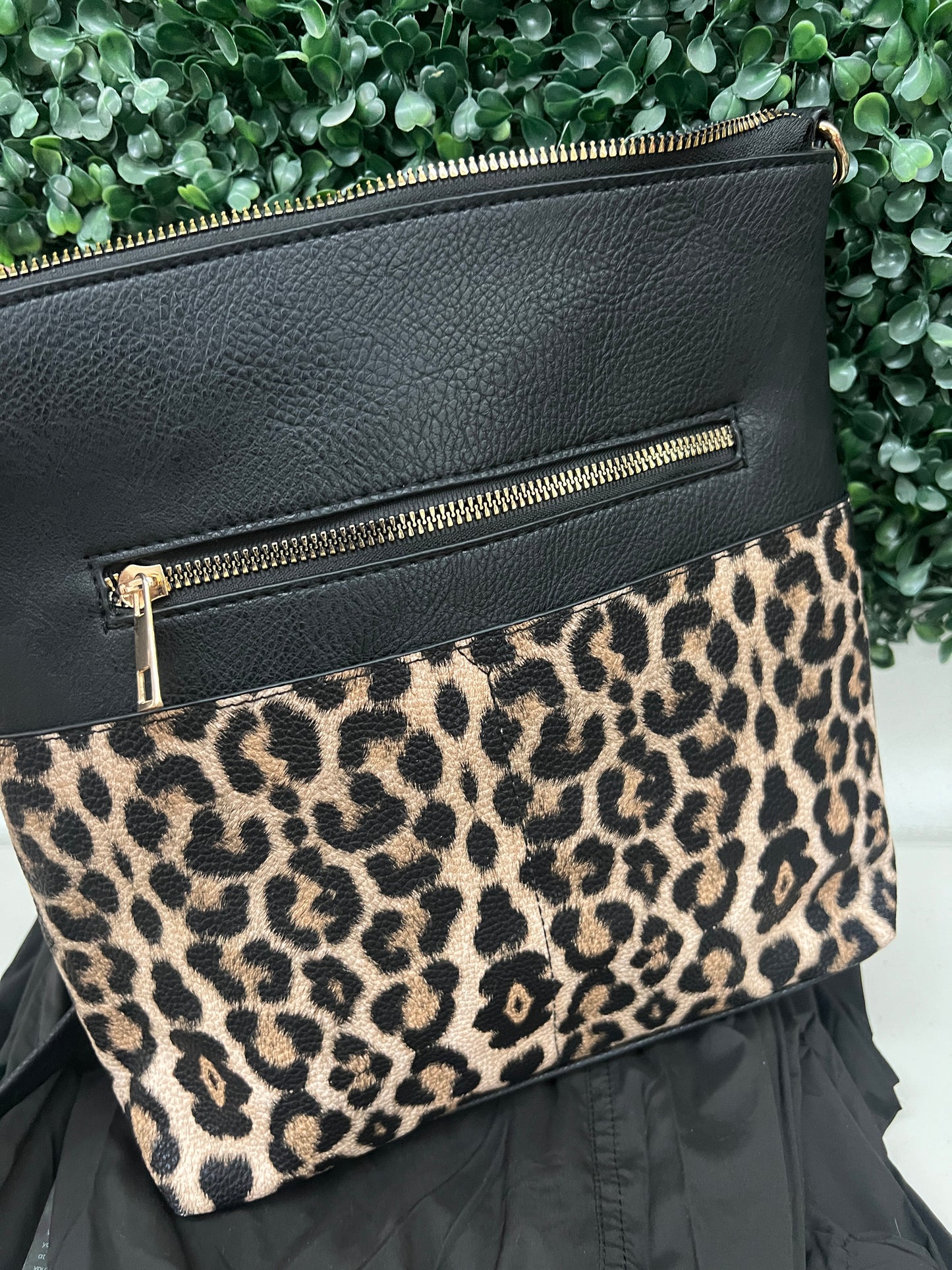 Leopard print purse