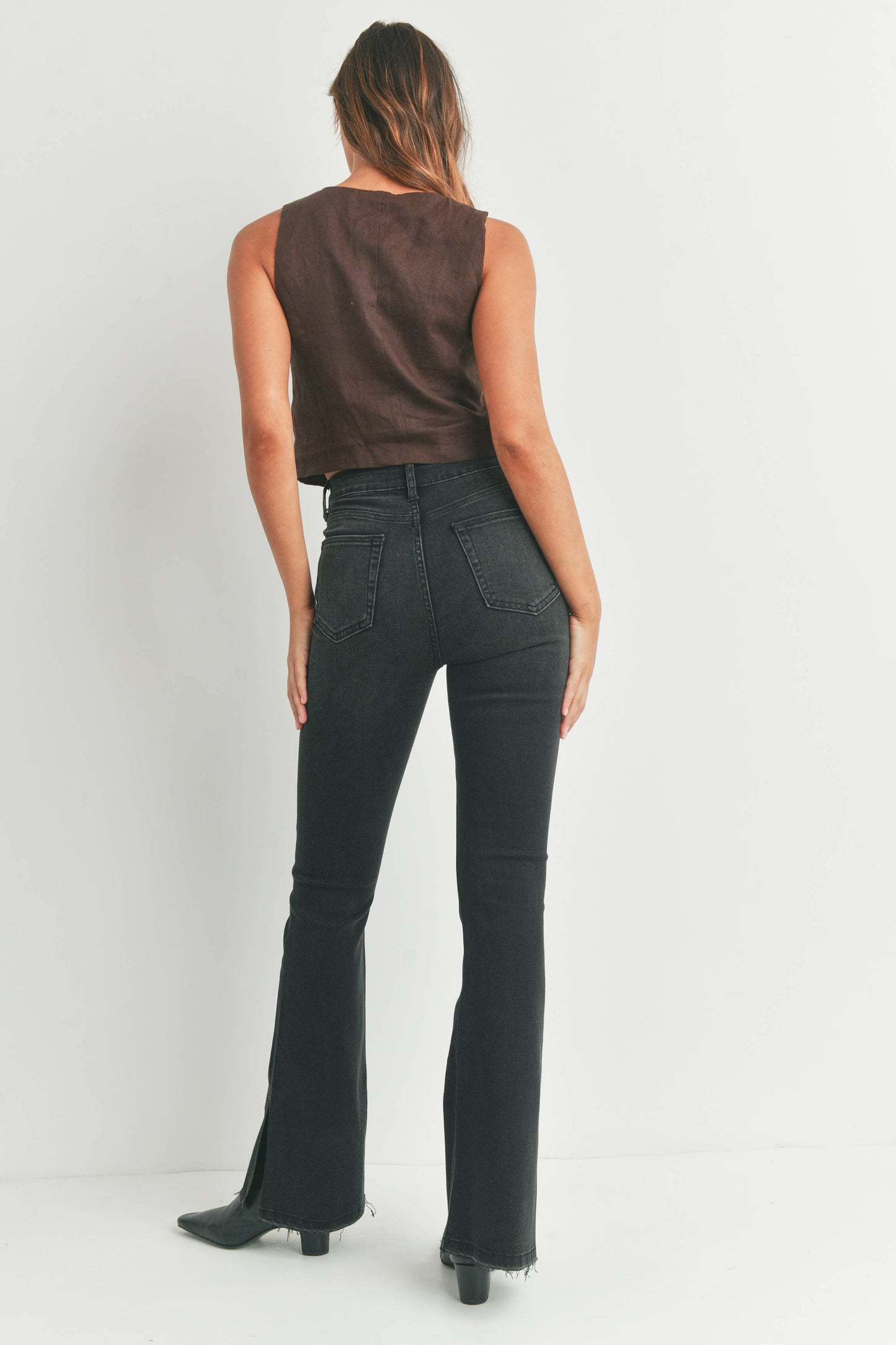 High Rise Outer Slit Flare
