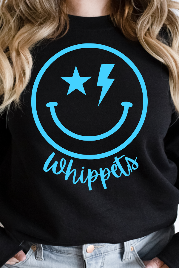 Whippet Puff Print Sweatshirt