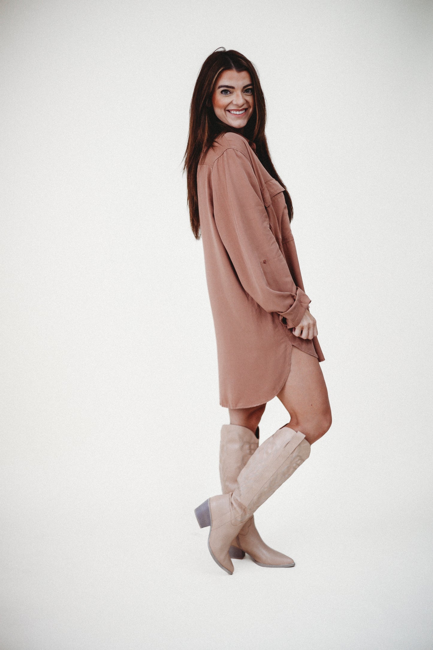 Date Night Button Down Dress