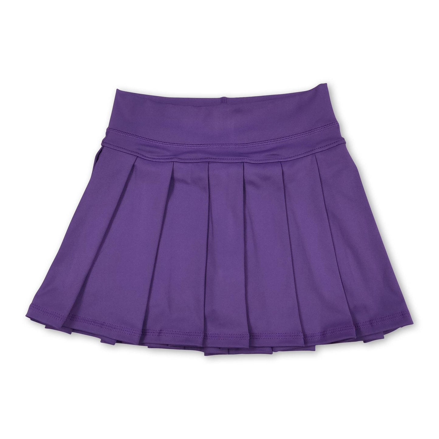 Black high waist kids girls summer activewear skorts