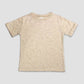 Rolled Cuffed Short Sleeve Kids T-shirt -Laughing Giraffe