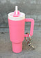 Plastic Tumbler Keychain with Removable Lid