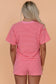 PRETTY BASH Stripe Side Split Tee & Shorts Set