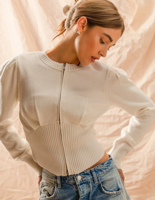 Zip It Sweater Top