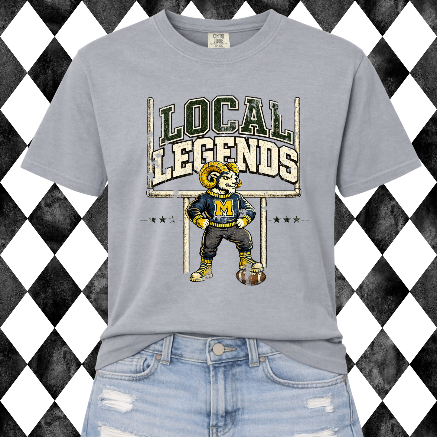 Retro Local Legends | Any Mascot • Any Color