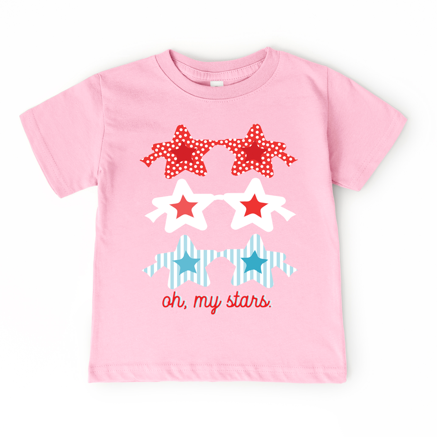 Patriotic Sunnies | Girls 4th of July Tee
