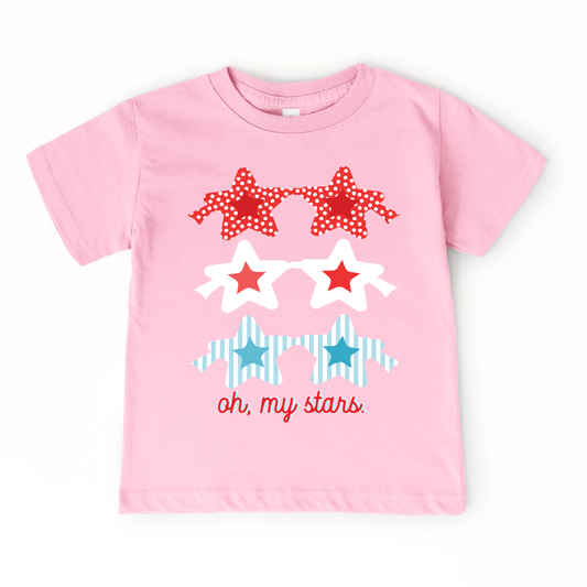 Patriotic Sunnies | Girls 4th of July Tee