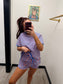 Striped Skort Set