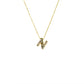 Initial Balloon Bubble Gold Necklace