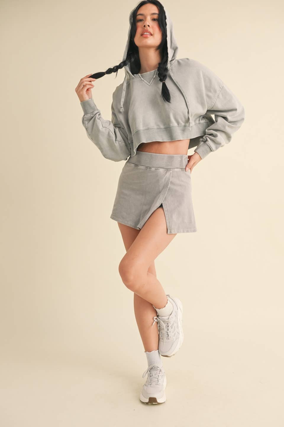 Mineral Wash Pullover Hoodie