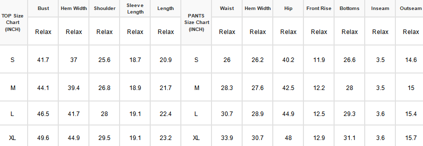 LAS Plaid Checkered Elastic Waist Active Lounge Set (S-XL)