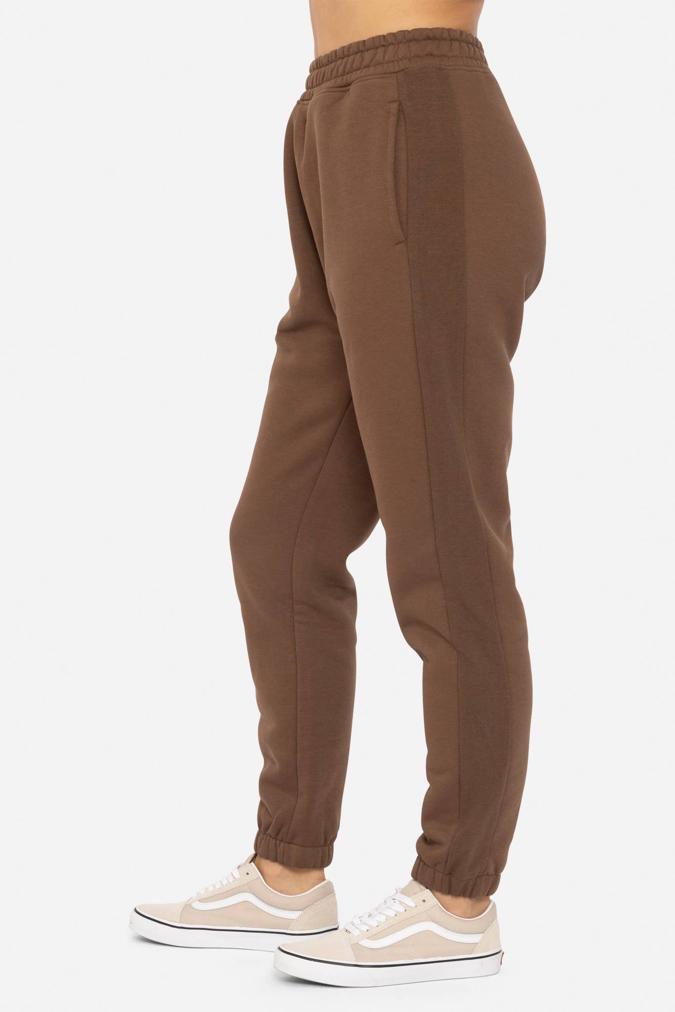 Cotton Blend Fleece Joggers