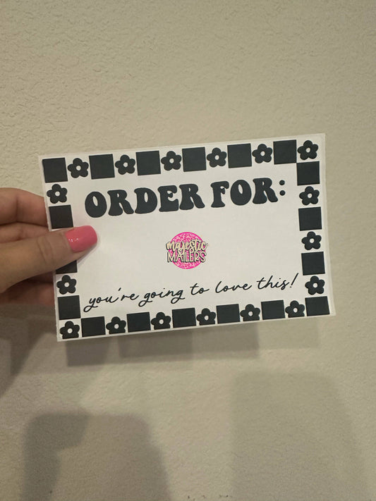 4x6 Packaging stickers set of 100