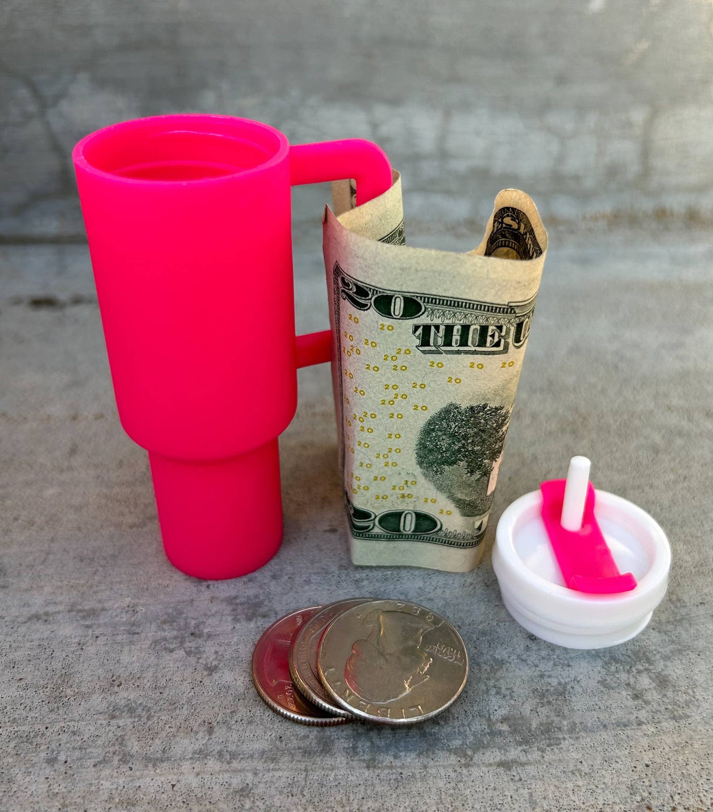 Plastic Tumbler Keychain with Removable Lid