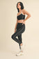 Piping Detail Crop Tank and Leggings Set