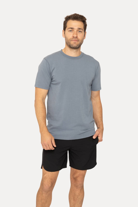 Pima Cotton Blend Short Sleeve Tee