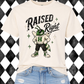 Retro Raised Right T-Shirt | Any Mascot • Any Color