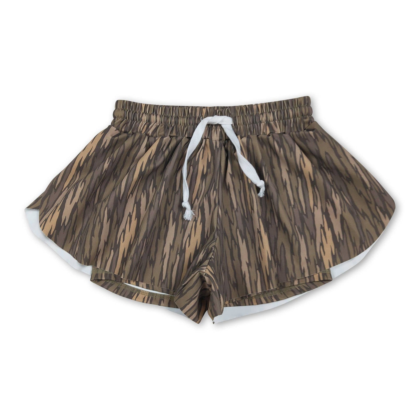 Black bow kids girls summer active shorts