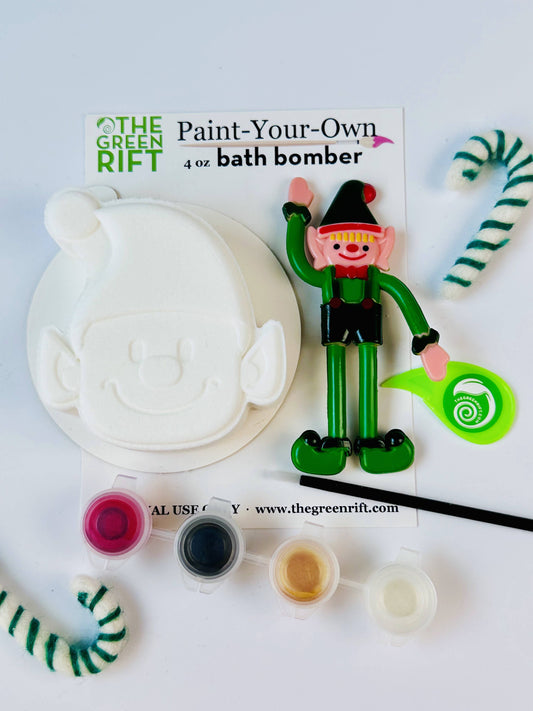 BOY Elf Bath Bomb Paint-Your-Own Set, Holiday, Seasonal