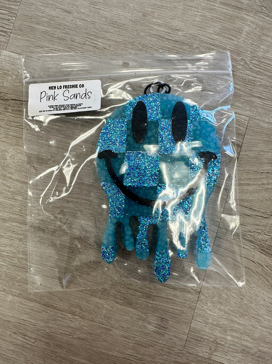 Blue Smiley Freshie