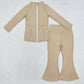 8 Colors Sibling Baby Girls Yoga Active Wear Jackets Pants 2pcs Work Outfits Sets
