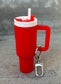 Plastic Tumbler Keychain with Removable Lid