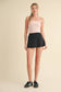 Side Slit A-Line Skort
