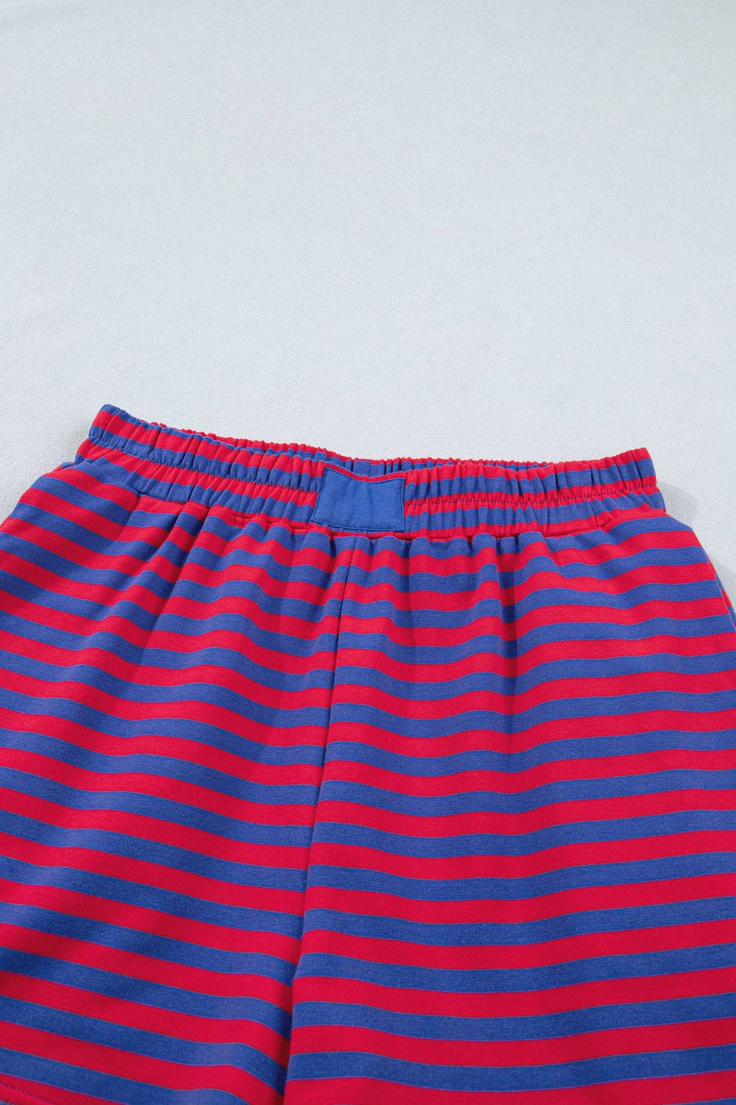 PRETTY BASH Stripe Short Sleeve Top & Short Set